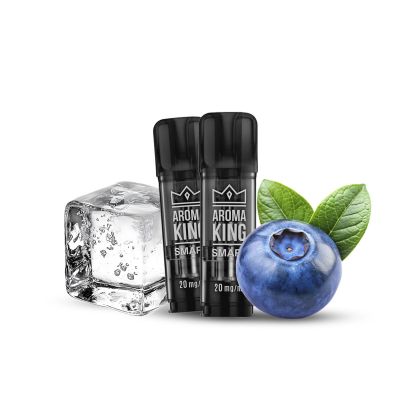 &bdquo;Aroma King Smart Blueberry Ice pod syst&eacute;m s osvěžuj&iacute;c&iacute; borůvkovo-ledovou př&iacute;chut&iacute;, 700 potahů, kompatibiln&iacute; s Elfbar &ndash; B2B&ldquo; 
