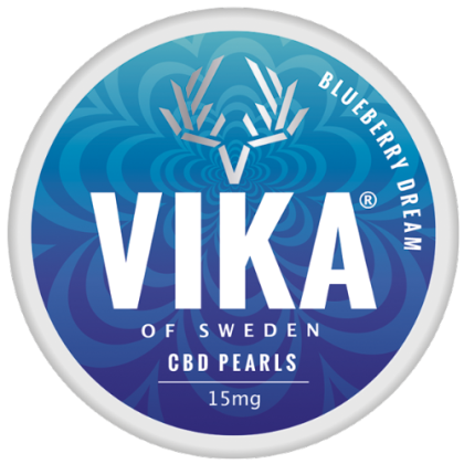 Vika CBD Perls 15mg Blueberry Dream nab&iacute;z&iacute; praktick&eacute; perly s jemnou borůvkovou př&iacute;chut&iacute; a obsahem CBD. Ide&aacute;ln&iacute; pro diskr&eacute;tn&iacute; použit&iacute; během dne.